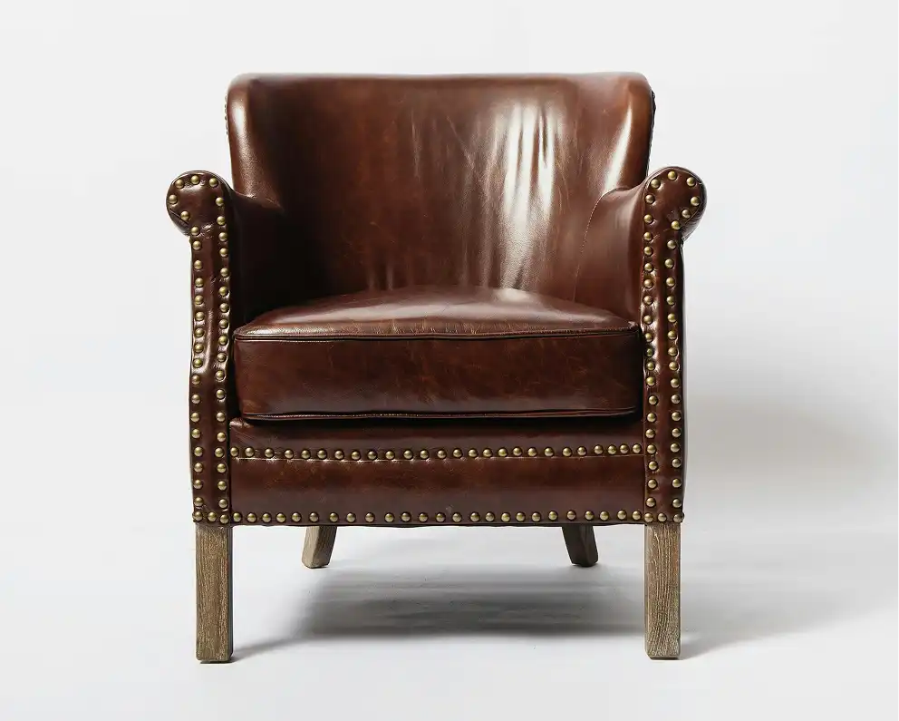 p1 Heritage Leather Accent Armchair